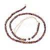 Natural Orange Garnet Beads Strands G-E530-07AB-2