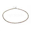 Natural Unakite Beaded Necklaces NJEW-JN02492-05-1