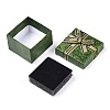 Flower Printed Cardboard Jewelry Boxes CBOX-T006-07E-4
