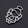 Non-Tarnish 201 Stainless Steel Laser Cut Pendants LS-STAS-S105-T888-1-2