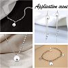 304 Stainless Steel Pendant Rhinestone Settings STAS-UN0007-21P-6