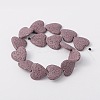 Natural Lava Rock Beads Strands G454-1-2