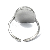 304 Stainless Steel Cuff Rings for Women RJEW-M019-45P-3