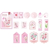 45Pcs 15 Styles Flower Theme PET Sticker PW-WG710D4-04-1