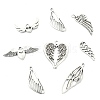 80Pcs 8 Styles Tibatan Style Alloy Pendants FIND-CJ0006-02-8