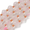 Natural Rose Quartz Beads Strands G-K387-A08-02-2