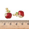 Brass Micro Pave Cubic Zirconia Pendants KK-I371-05G-3