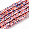 Handmade Polymer Clay Beads Strands CLAY-ZX007-09A-14-1