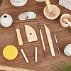96Pcs 8 Styles Wood & Stainless Steel Ceramic Making Tools Kit TOOL-PH0001-98-4