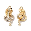 Rack Plating Alloy Rhinestone Pendants RB-L036-VF896-2-1