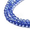 Electroplate Transparent Glass Beads Strands LS-EGLA-A035-T3mm-A14-3