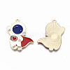 Alloy Enamel Pendants ENAM-S126-023-RS-2