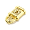 Rack Plating Brass Micro Pave Cubic Zirconia Charms KK-D359-05G-2