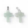 Natural Green Aventurine Pendants G-J354-08-2