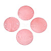 Spray Painted Natural Capiz Shell Disc Links Connector Charms SSHEL-T017-32F-1