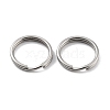 Non-Tarnish 304 Stainless Steel Split Key Rings STAS-Q314-02K-P-1