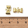 Rack Plating Brass Connector Charms KK-H473-11G-3