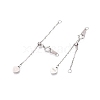 Anti-Tarnish 925 Sterling Silver Chain Extenders STER-N016-42P-1