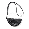 Soft Leather Croissant Clutch Bags AJEW-M043-04A-2