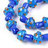 Handmade Lampwork Beads Strands LAMP-N024-09B-4