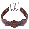 PU Leather & Alloy Headbands Hair Accessories for Women Girls OHAR-WH20009-02C-01-7