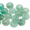 20Pcs Natural Green Aventurine European Beads G-SP0001-01B-06-1
