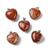 Natural Red Jasper Pendants G-F820-10A-23-1