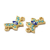 Alloy Enamel Connector Charms PALLOY-F290-46G-2