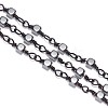 3.28 Feet Handmade Non-magnetic Synthetic Hematite Beaded Chains X-CHC-F007-17-1