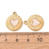 304 Stainless Steel Enamel Pendants SA-CBAD609-09G-02-2