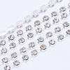 Brass Rhinestone Strass Chains CHC-T004-SS10-01S-1