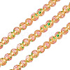 1 Strand Handmade Glod Sand Lampwork Beads Strands LAMP-TA0002-09D-3