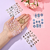 4Pcs 4 Colors 5D PVC Nail Art Stickers Anaglyph Decals MRMJ-SP0001-14-4