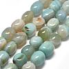 Natural Striped Agate/Banded Agate Beads Strands G-E401-B10-1