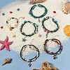 DIY Ocean Theme Anklet Making Kit DIY-SZ0007-23-3