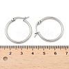 Tarnish Resistant 304 Stainless Steel Hoop Earrings EJEW-F105-10P-5