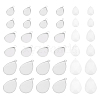 Unicraftale DIY Blank Teardrop Dome Pendant Making Kit DIY-UN0005-01-1