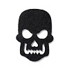 Wool Felt Skull Party Decorations AJEW-P101-08A-1