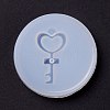 Heart Key DIY Food Grade Silicone Molds DIY-C035-10-3