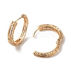 Brass Micro Pave Cubic Zirconia Hoop Earrings EJEW-M238-76KCG-2