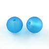 Transparent Frosted Glass Beads FGLA-MSMC0002-03-M-2