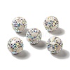 Polymer Clay Rhinestone Beads RGLA-D050-02A-2