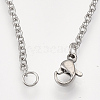 201 Stainless Steel Pendant Necklaces NJEW-T009-JN100-1-40-3