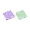 UV Plating Opaque Acrylic Beads OACR-T028-56-2