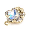 Alloy Glass Rhinestone Pendants PALLOY-U003-05D-G-2