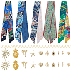 DIY Silk Scarf Necklace Making Kits DIY-BM0002-56-7
