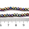 Electroplate Transparent Glass Beads Strands EGLA-A034-T4mm-UA-3