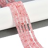 Cherry Quartz Glass Beads Strands G-K343-C26-01-4