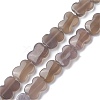 Natural Grey Agate Beads Strands G-K359-D03-01-2