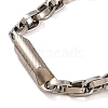 Tarnish Resistant 304 Stainless Steel Column Link Chain Bracelets BJEW-B078-80P-2